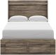 Signature Design by Ashley® Elbrim Brown Youth Full 4-Drawer Storage Panel Bed-2