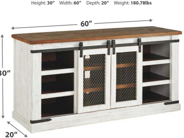 Signature Design by Ashley® Wystfield Two-Tone 60" TV Stand-2