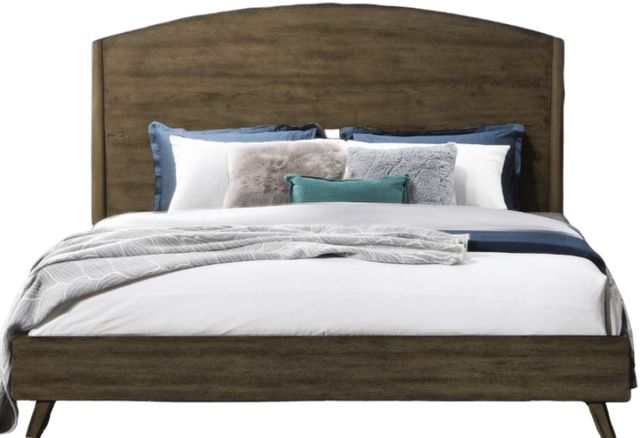 New Classic® Home Furnishings Rex Walnut Brown Queen Panel Bed-2