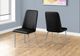 Monarch Specialties Inc. 2-Piece Black/Chrome Side Chair Set-4