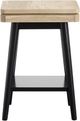 Magnussen Home® Fletcher Driftwood Accent Table with Black Base-2