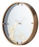 A & B Home Gold Minimalist Mirrored Clock-1