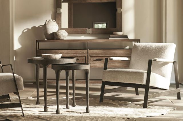 Bernhardt Casa Paros Anthracite 22" Accent Table-1