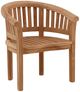 Dovetail Furniture Maple Natural Teak Wood Outdoor Occasional Chair-0