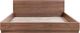 Moe's Home Collection Round Off Walnut King Bed-1