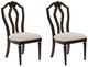 Signature Design by Ashley® Lavinton Cherry Brown/Tan Dining Side Chair-4