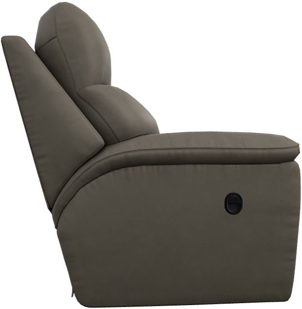 La-Z-Boy® Roman Gray Leather 2-Seat Manual Reclining Sofa-2