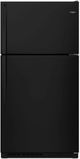 Whirlpool® 33" 20.5 Cu. Ft. Black Top Freezer Refrigerator-0