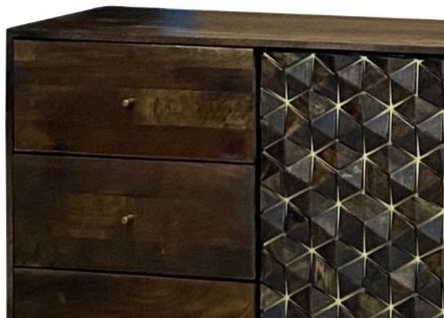 Jaipur Furniture Pintu Brown 2-Door Sideboard-2