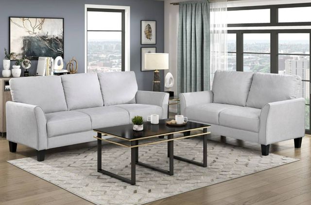 Homelegance® Aliana Gray Sofa-1