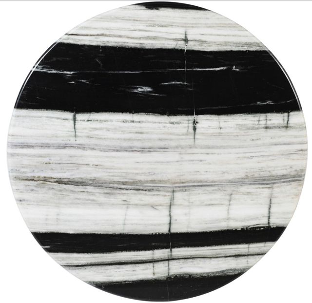 Meridian Furniture Formentera Panda Marble End Table-2