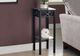 Monarch Specialties Inc. Glass Top Accent Table with Black Metal Base-1