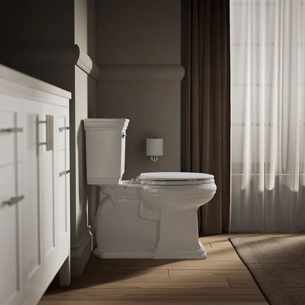 KOHLER® Triko™ White Quiet-Close™ Elongated Toilet Seat-4
