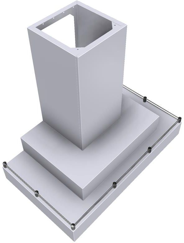Vent-A-Hood® 36" White Contemporary Wall Mount Range Hood-1