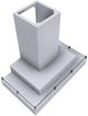 Vent-A-Hood® 36" White Contemporary Wall Mount Range Hood-1