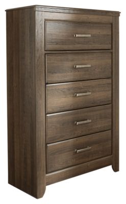 Signature Design by Ashley® Juararo 5-Piece Dark Brown King/California King Panel Headboard Bed Set-4
