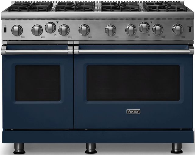 Viking® 5 Series 48" Slate Blue Pro Style Liquid Propane Gas Range-0