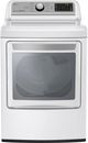 LG 7.3 Cu. Ft. White Front Load Electric Dryer-0