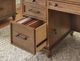 aspenhome® Hensley Honey 66" Executive Desk-4