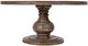 International Furniture Direct Bonanza Brown Round Dining Table-1