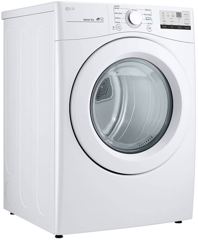 LG 7.4 Cu. Ft. White Front Load Electric Dryer-1