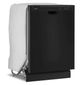 Whirlpool® 24" Black Front Control Built In Dishwasher-1