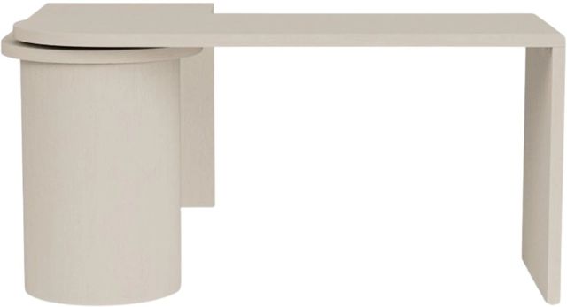 Riverside Furniture Maren White Sand Swivel Desk-2