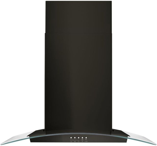 Maytag® 36" Black Stainless Concave Glass Wall Mount Range Hood