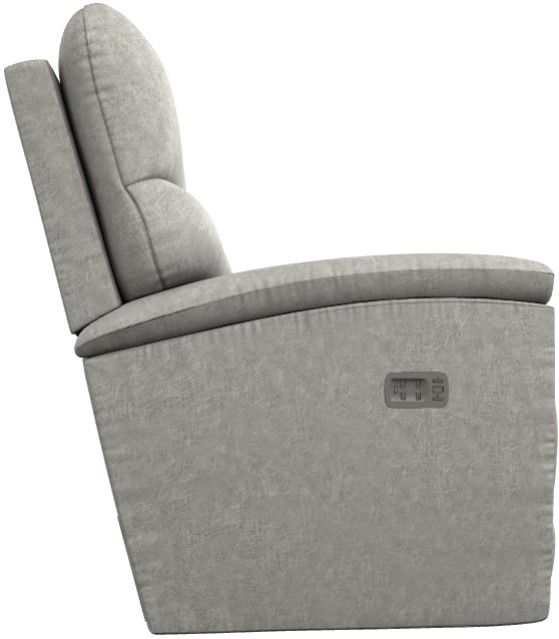 La-Z-Boy® Trouper Dove Power Wall Recliner with Headrest and Lumbar-2