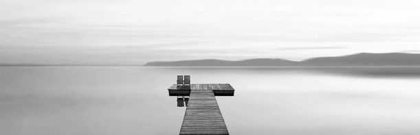 Classy Art Black and White Water Panel XII by James McLoughlin Wall Art-2