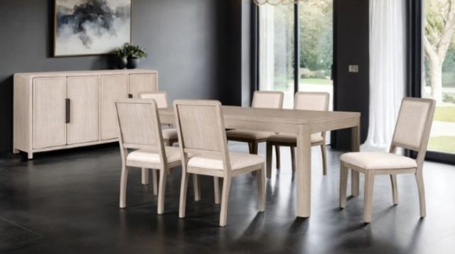 Furniture of America® Belize Gray Fog Dining Table-1