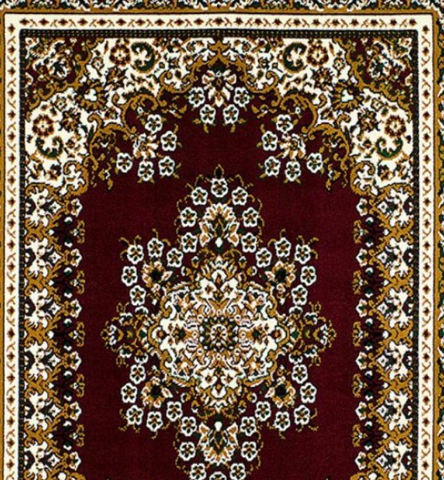 Furniture of America® Shinta Burgundy 5'x8' Area Rug-1