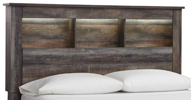 Signature Design by Ashley® Drystan 5-Piece Multi Queen/Full Bookcase Headboard Bedroom Set-1