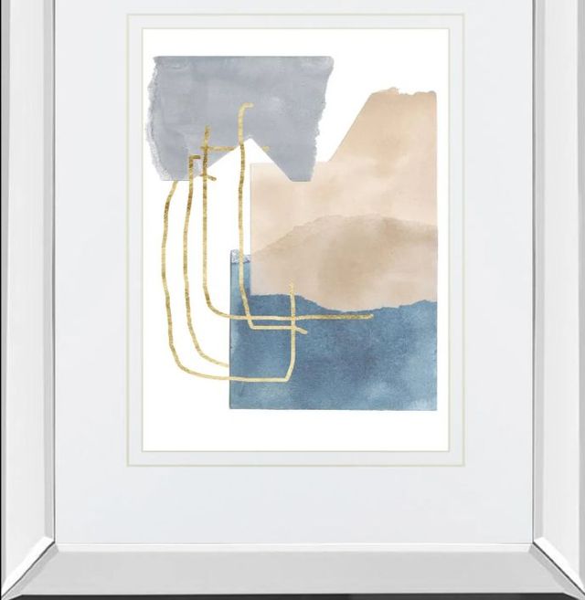 Classy Art Matter Dissolving IV by Melissa Wang Mirror Framed Wall Art-1