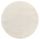 Currey & Company Pino White Drinks Table with Brushed Brass Base-1