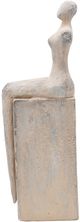 A & B Home Washed White Plant Pot-3