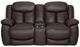 Franklin™ Warner Duvall Coffee Dual Seat Power Reclining Console Loveseat-3
