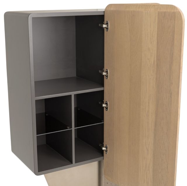 Michael Amini® Bristol Point Saddle Brown Bar Cabinet-4