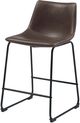 Coaster® Michelle 2-Piece Brown/Black Counter Stools-4