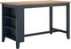 Signature Design by Ashley® Gesthaven Natural Rectangular Counter Height Dining Table with Blue Base-0