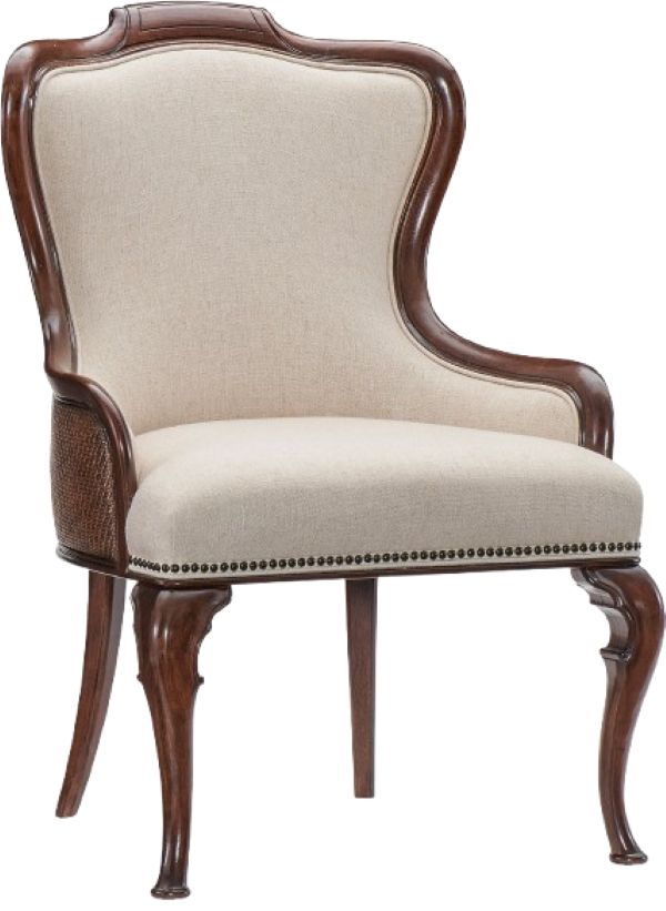 Hooker® Furniture Charleston Chateau Linen/Maraschino Cherry Dining Arm Chair-0