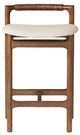 Four Hands Baden Alcala Wheat/Sienna Brown Counter Stool-1