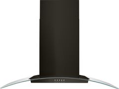 Amana® 36" Black Stainless Concave Glass Wall Mount Range Hood