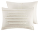 Olliix by Urban Habitat Mercer 3 Piece Ivory Full/Queen Cotton Chenille Coverlet Set-1