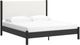 Signature Design by Ashley® Cadmori 3-Piece Black/White King Upholstered Panel Bedroom Set-1
