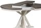 Liberty Furniture Allyson Park Charcoal Pedestal Table with Wire Brushed White Base-3