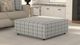 Catnapper Chappy Chambray Castered Cocktail Ottoman-1