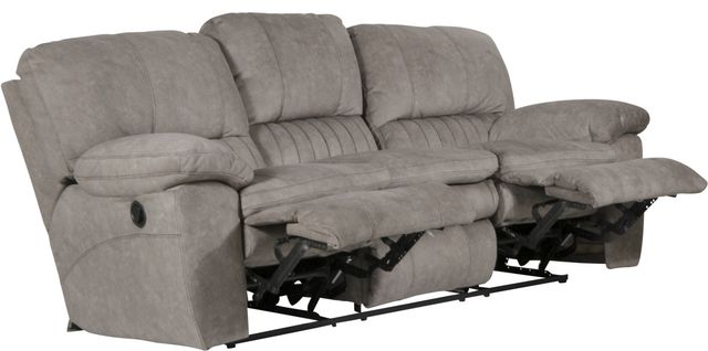 Catnapper® Reyes Graphite Power Lay Flat Reclining Sofa-3