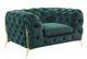 VIG Furniture Divani Casa Quincey Emerald Green Chair-0