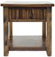 Jofran Inc. Artisan's Craft Dakota Oak End Table-2
